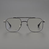 CHH Chrome Hearts Glasses Vintage Versatile Double Beam Large Frame Myopia Glasses Frame