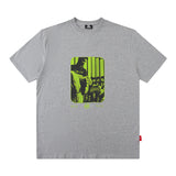 Men T Shirt Street Car Printed Short-Sleeved T-shirt Men's Summer Couple