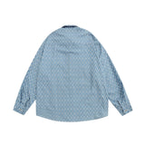 Men Long Sleeve T Shirt Men's Cartoon Animal Bowknot Shirt Cardigan Outerwear