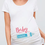 Baby In Progress Baby Loading Maternity Short Sleeve