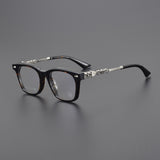 CHH Chrome Hearts Glasses Pure Titanium Temple Punk Wind Myopia Glasses Frame