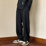 Men Sweatpants All-Matching Straight Striped Sweatpants Spring and Autumn Overalls