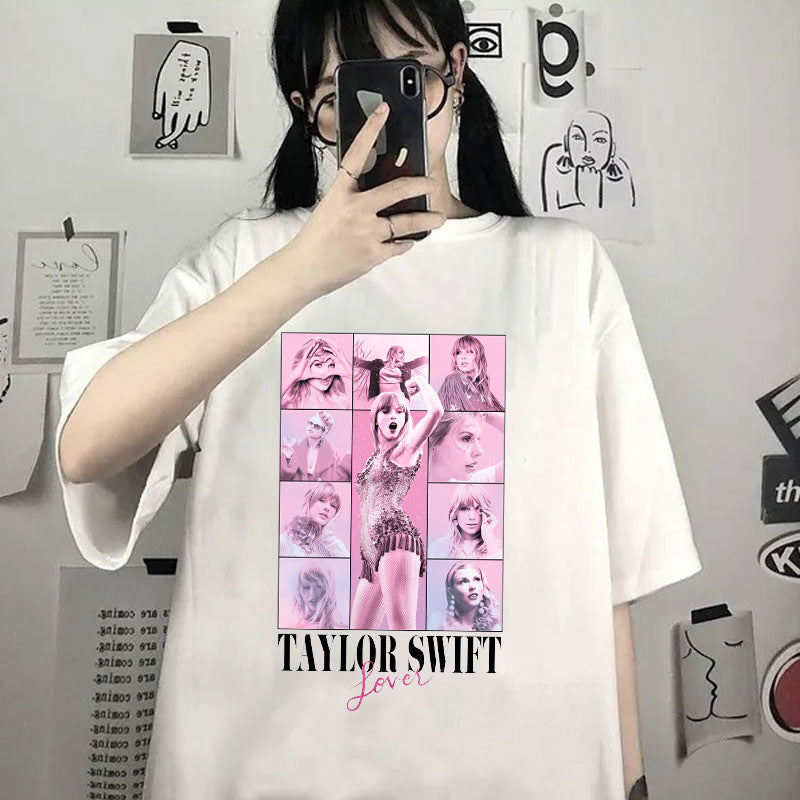 Graphic Printing T-Shirts For Women Short Sleeve