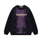 Men Hoodie Sweater Autumn and Winter Letter Printed Loose Long Sleeves round Neck Pullover Men