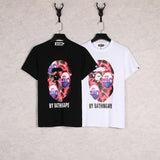 Bathing Ape T Shirt Ape Head Short Sleeve Cartoon Anime Loose-Fitting Casual T-shirt