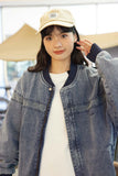 Unisex Jacket Autumn Denim Baseball Jacket Coat Women's Clothing