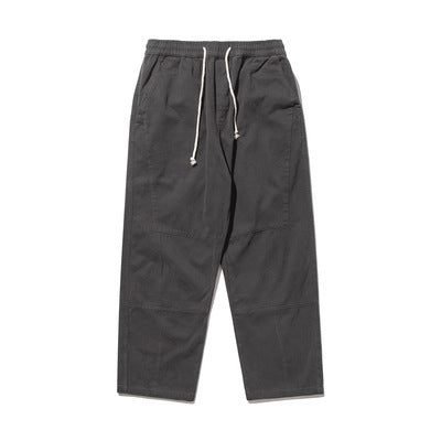 Men Sweatpants Spring Retro Overalls Men's Fashion Brand Loose All-Matching
