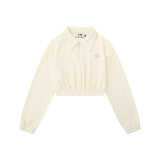 Women Hoodie Long-Sleeved Sweater Women's Autumn Short Top