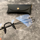 CHH Chrome Hearts Glasses Crowe Glasses Frame Business Gold Edge Punching