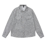 Men Long Sleeve T Shirt Shirt Coat Men's Spring and Autumn Loose Leisure All-Matching Long Sleeve Shirt