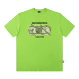 Men's T Shirt Printed Short-Sleeved T-shirt Men's and Women's Vibe Style Loose