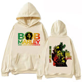 Bob Marley 2024 Hoodie Harajuku Hip Hop Pullover Tops Popula