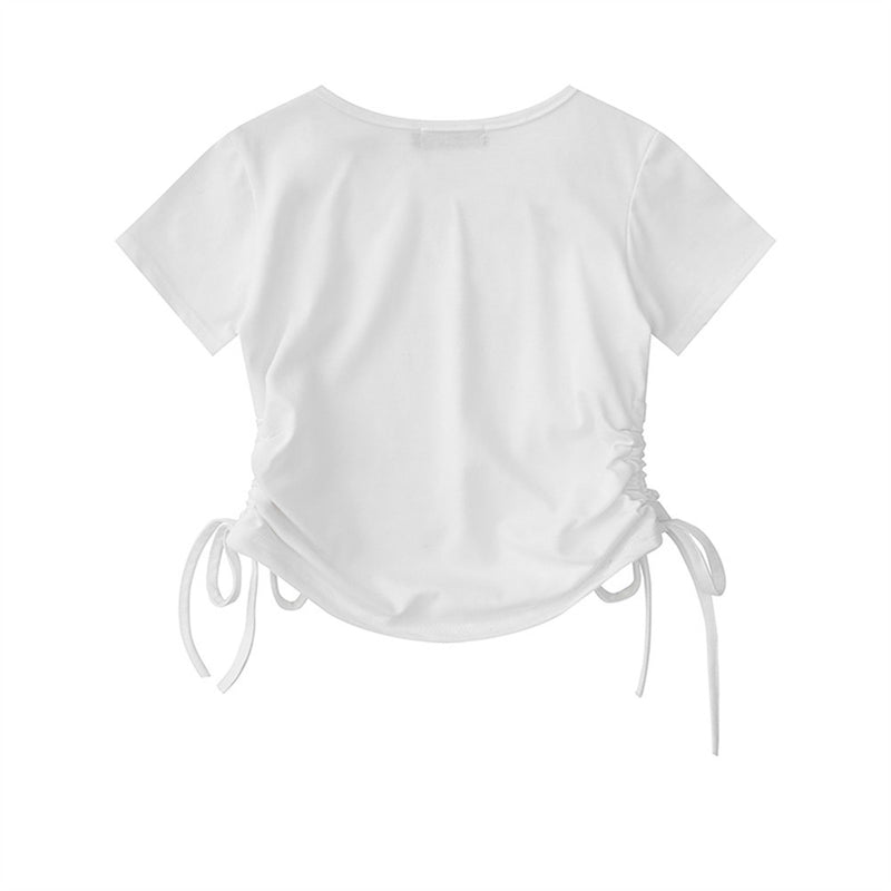 Women's T-shirt Short-Sleeved T-shirt Women's Short Summer Exposed Navel