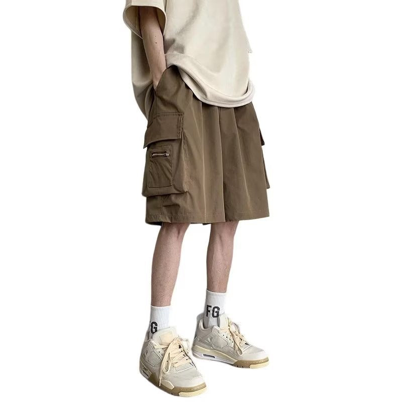 Men Sweatpants Vintage Shorts Men's Summer Casual Pants Fashion Brand Loose