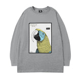 Men Long Sleeve Shirt Letter Long Sleeve T-shirt Men and Women Hip Hop Casual Couple