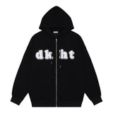 Men Hoodie Letter Print Sweatshirt Coat Men's Casual Long Sleeve Spring and Autumn
