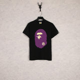 Bathing Ape T Shirt Summer Cartoon Print Casual Large Size Loose Men's and Women's round Neck Short Sleeve T-shirt