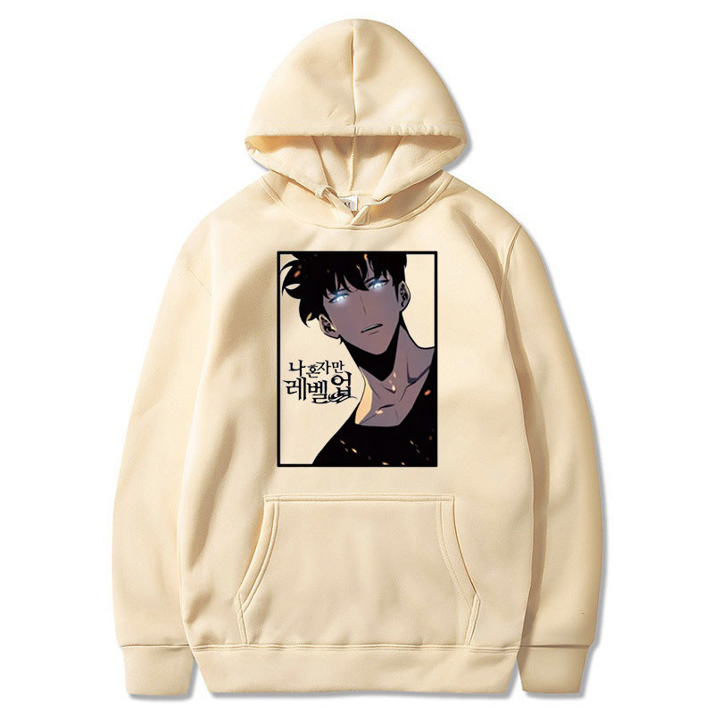 Solo Leveling Hoodie Sung Jin Woo Printed Hooded