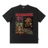 Men's T Shirt Printed Short-Sleeved T-shirt Men's and Women's Vibe Style Loose