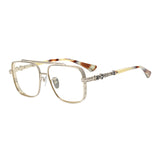 CHH Chrome Hearts Glasses Versatile pure titanium square frame sunglasses frame large face myopia glasses frame