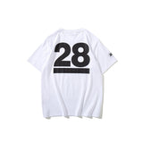 Bathing Ape T Shirt Casual round Neck Short Sleeves Printed Camouflage Color Block T-shirt