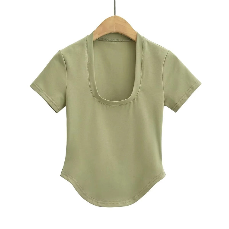 Women T-Shirt Summer Short-Sleeved Shirt Short T-shirt