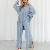 Jungle Print Maxi Dress Fall Fashion Suit Two-Piece Set
