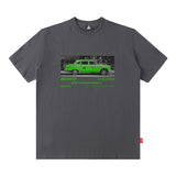 Men T Shirt Retro Short Sleeve T-shirt Men and Women Ins Style