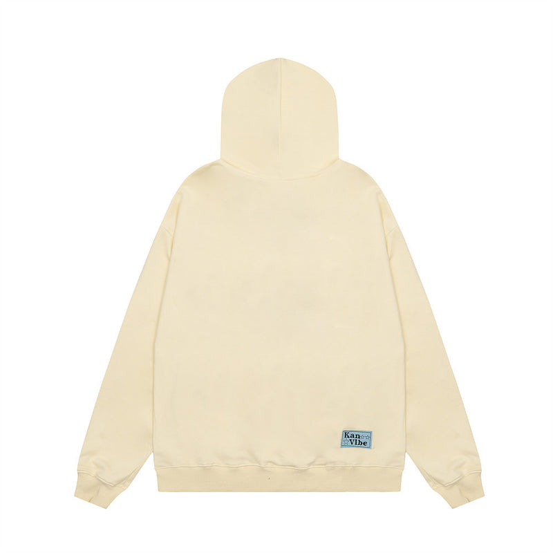 Men Hoodie Embroidery Hooded Loose Sweater Men's Sports