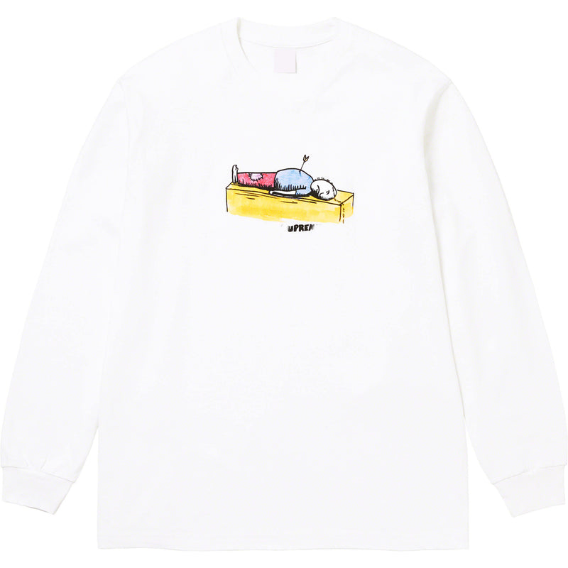 Mens T-shirts 23FW NEIL BLENDER ARROW L/S TEE Medium Arrow Cartoon Long Sleeve T-Shirt Bottom Shirt