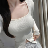 Women Long Sleeve Shirt Women's Tight Top