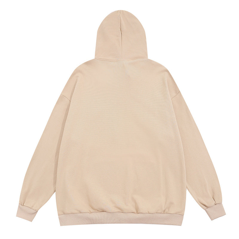 Men Hoodie Loose Hooded Sweater Spring and Autumn Leisure Long Sleeve Men