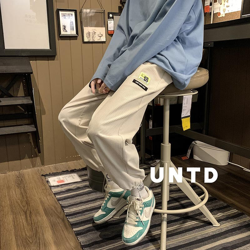 Men Sweatpants Corduroy Sweatpants Men Fall Winter Trend All-Matching