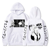 Harajuku Anime Chainsaw Man Power Cute Printed Hooded