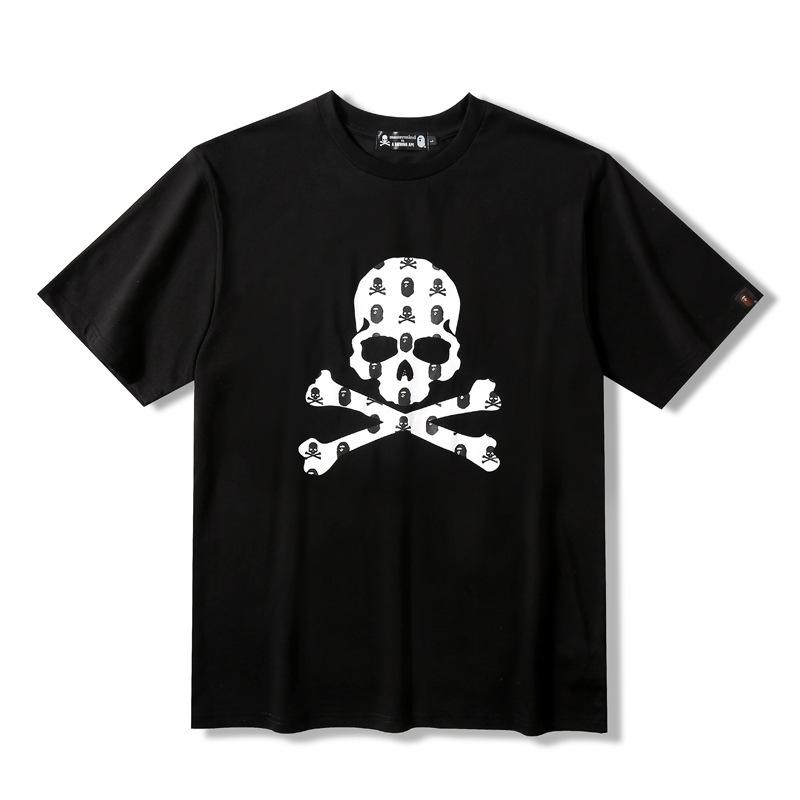 Bathing Ape T Shirt Summer Ape Head Printed Short Sleeve T-shirt