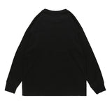 Men Long Sleeve Shirt Gothic Style Printed Sweater Men's and Women's Hip Hop Retro Long Sleeve T-shirt