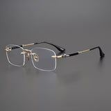 CHH Chrome Hearts Glasses Pure Titanium Frameless Business Myopia Glasses Frame