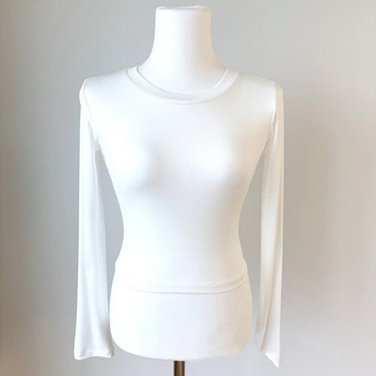 Women Long Sleeve Shirt Short Long Sleeve Top Female Autumn