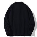 Men Long Sleeved T Shirt Long Sleeve Shirt Men's Design Loose Niche Puff Print Shirt