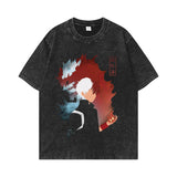 Cus shirt anime one piece Graphic Vintage Tee Shirt Anime