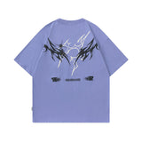 Men T Shirt Design Letter Print round Neck Short Sleeve T-shirt for Men
