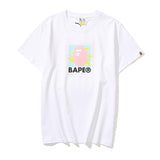 Bathing Ape T Shirt Summer Loose Leisure Pullover Letter Short Sleeve T-shirt