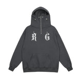 Men Hoodie Sweater Men's Autumn and Winter Loose Hooded Pullover