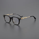 CHH Chrome Hearts Glasses Pure Titanium Temple Punk Wind Myopia Glasses Frame