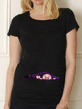 BABY Pregnancy Shirt Maternity Cute Baby Print O-Neck