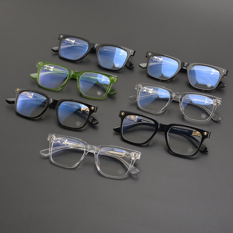 CHH Chrome Hearts Glasses Retro-style Black-rimmed Glasses
