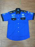 F1 Racing Suit Service Apron Beauty Shop Work Clothes Racing Suit Blue Embroidery