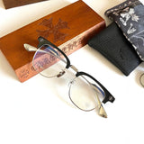 CHH Chrome Hearts Glasses Pure Titanium Half Frame Simple Atmospheric Square Glasses Frame