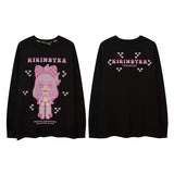 Men Long Sleeve Shirt Portrait Printing High Street Long Sleeve T-shirt Men and Women Loose