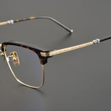 CHH Chrome Hearts Glasses Vintage Square Frame Pure Titanium Myopia Glasses Frame